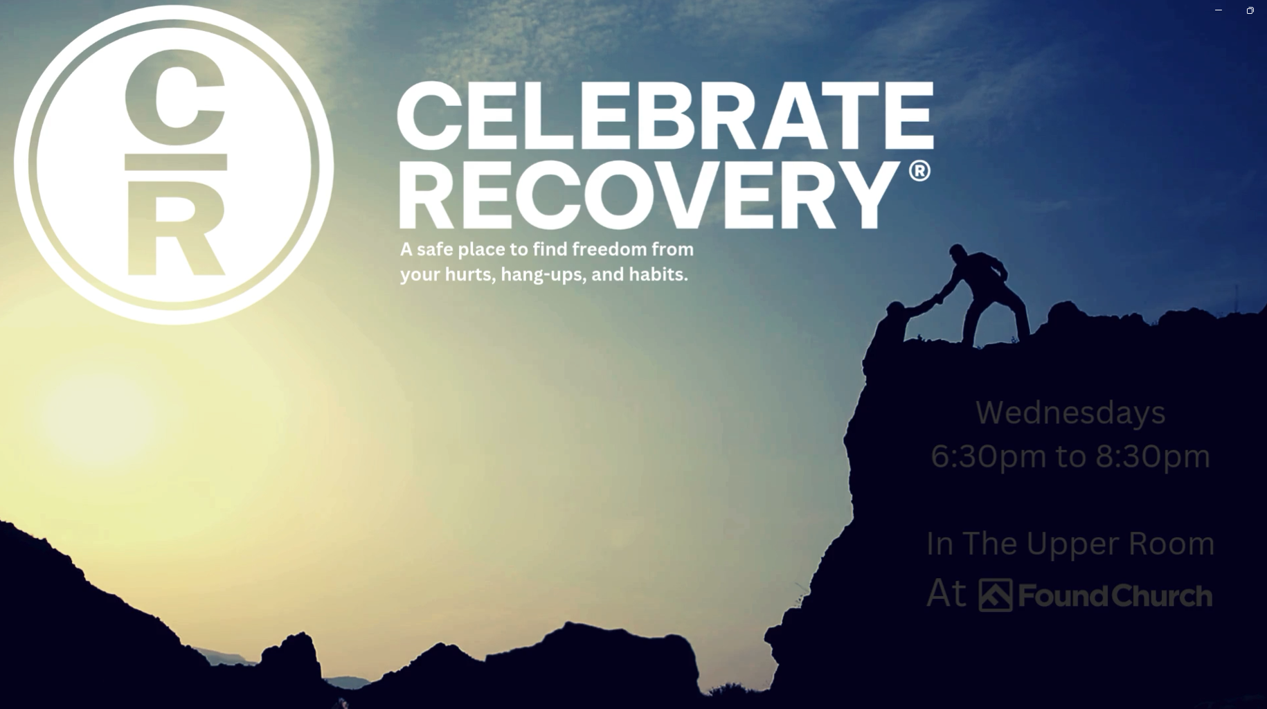 Celebrate Recovery, a community group for people with hurts, hangups, and habits