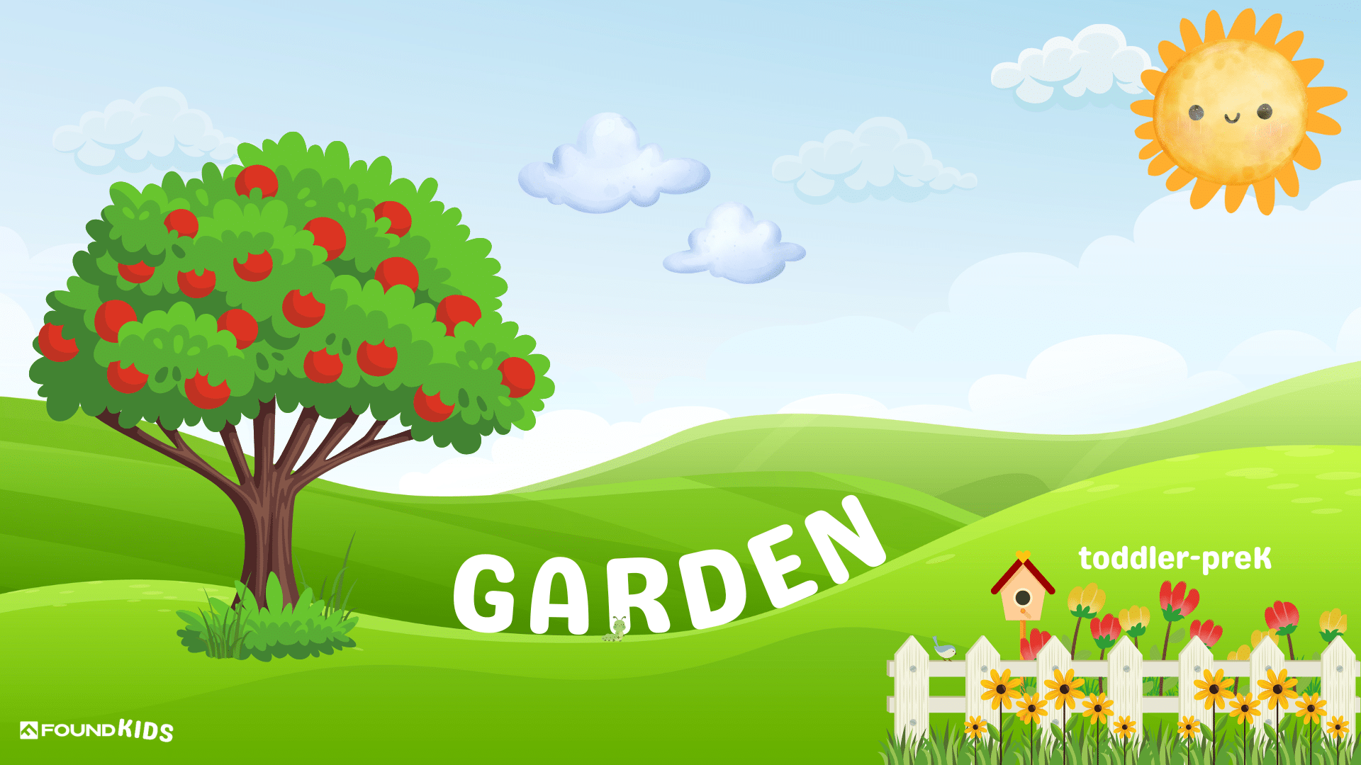 Garden Children's class - walking toddlers through pre-k