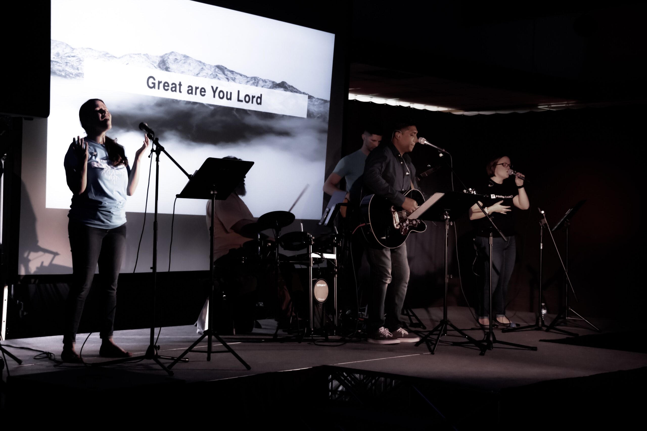 Packing up chairs at Found Church at Parkside