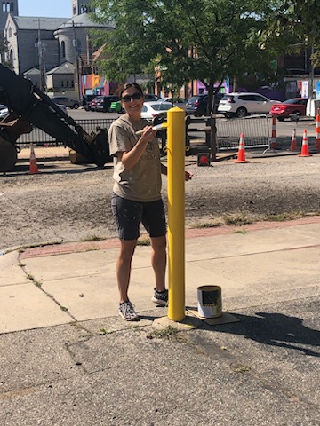 Beautifying the parking lot