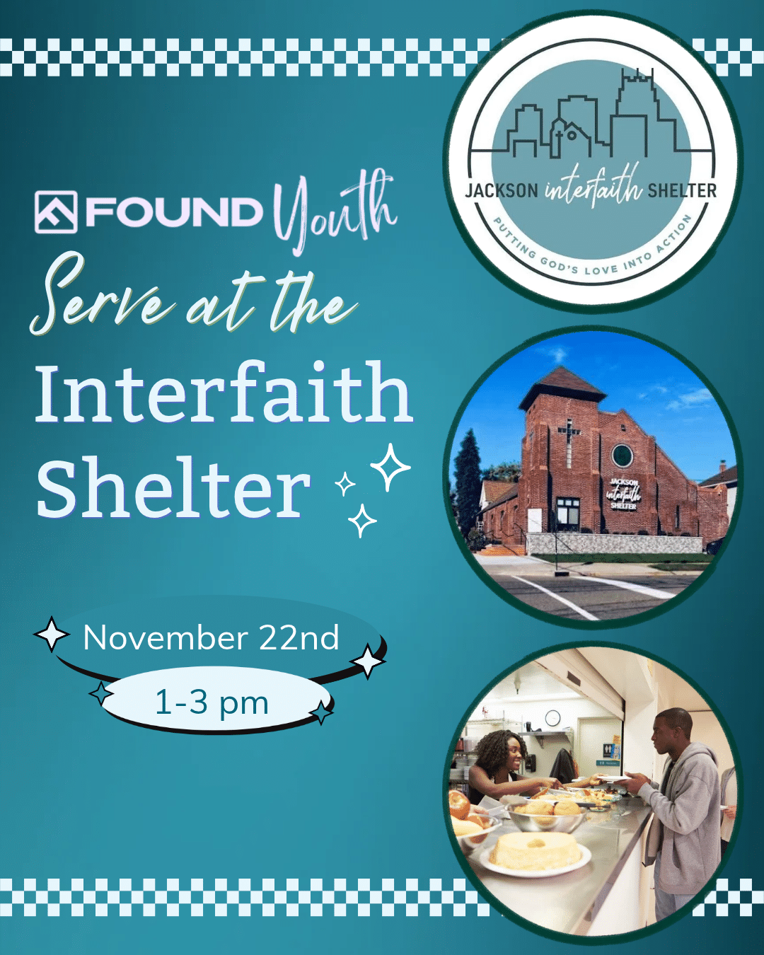Found Youth serve at the Interfaith Shelter